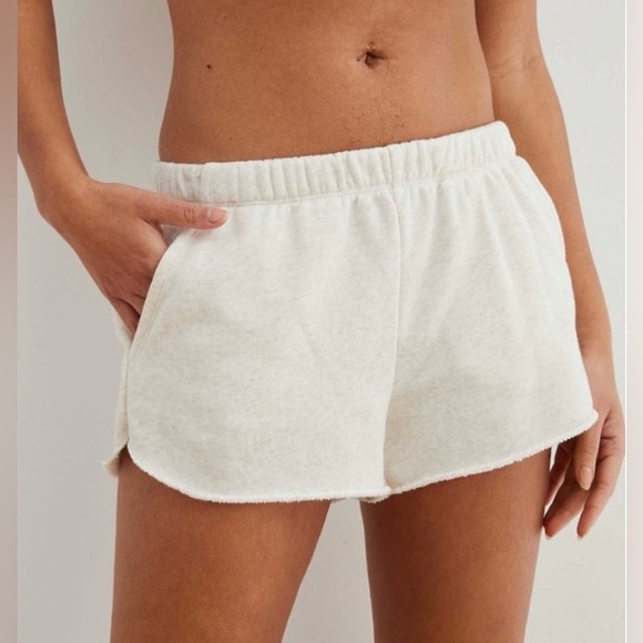 Aerie Women’s Sz M Sunday Soft Short in Heather Frost - Picture 1 of 15